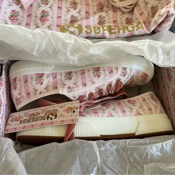 LOVESHACKFANCY SUPERGA SNEAKERS